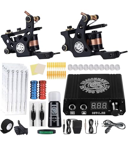 Drgon hawk X20 pro 　tattoo machine set S23a3c1c8aa3549068f906b300e814